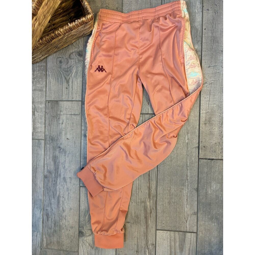 Kappa Pink Peach 222 Banda Jogger Track Pants Women’s Size Small - Picture 2 of 11